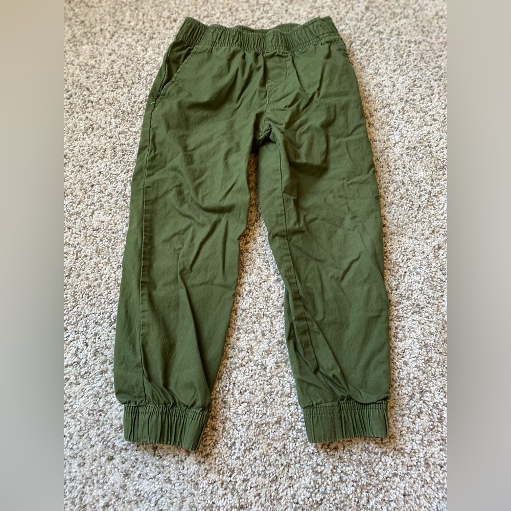 Green casual pants by 365kids